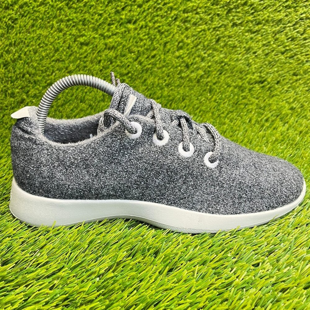 Allbirds Wool Runners Womens Size 9 Gray White Outdoor Walking Shoes Sneakers